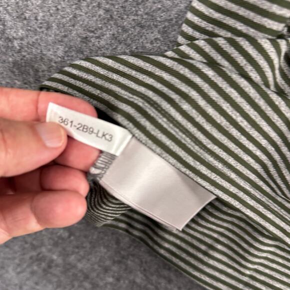 Kjus Mens Lee Polo Multi-Stripe‎ Golf Shirt Gray Green 56 2XL XXL Prep Dad LOGO - Picture 8 of 11